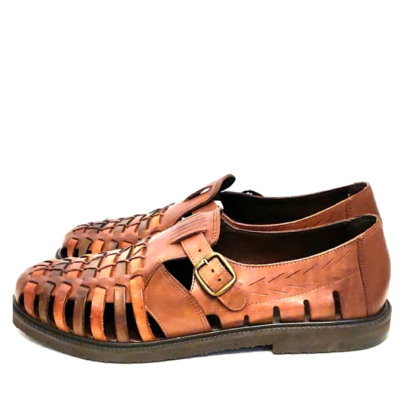 stacy adams leather sandals